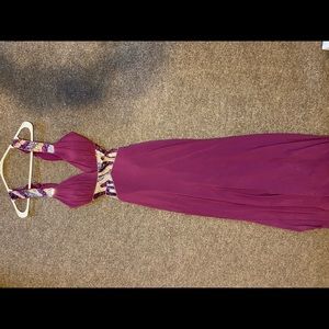 Deep Magenta Prom Dress- size Small